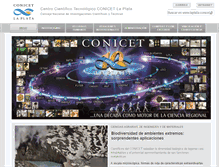Tablet Screenshot of laplata-conicet.gov.ar